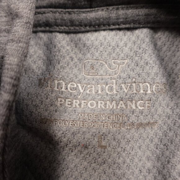 Vineyard Vines Performance Hoodie Long Sleeve Women’s Size Large Gray - Picture 3 of 14